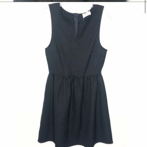 Every Black Fit & Flare Dress with V neck detail